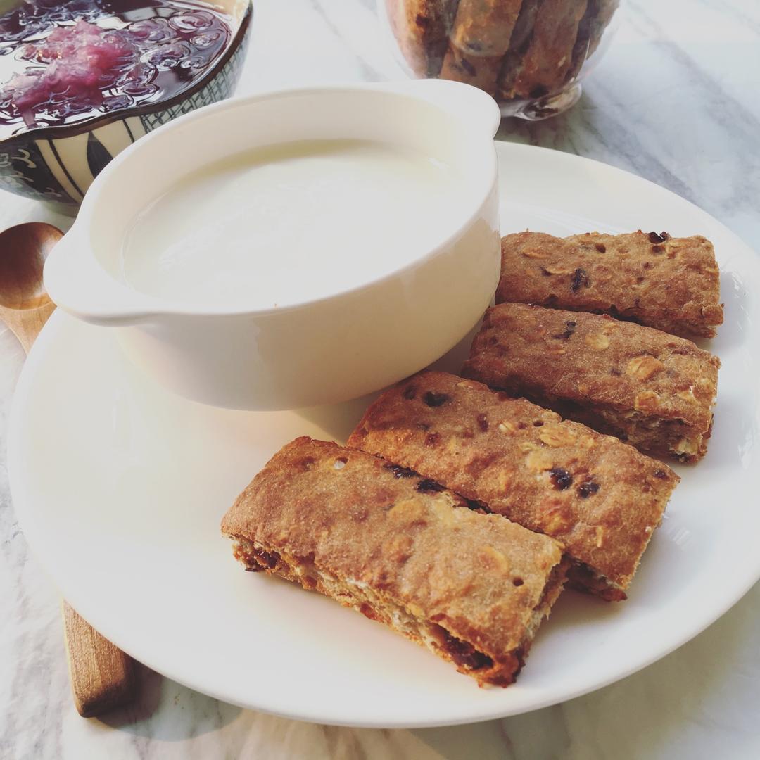 【健康零食】香蕉燕麦意式脆饼