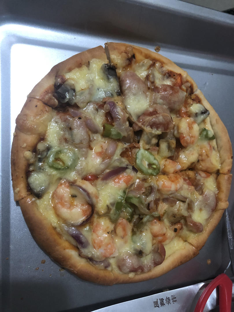 八寸披萨（附带饼皮做法）