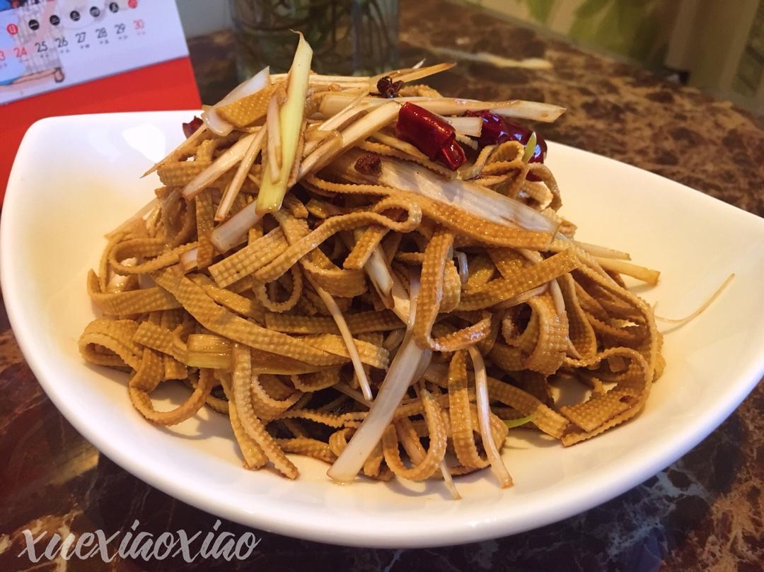 葱油豆腐皮