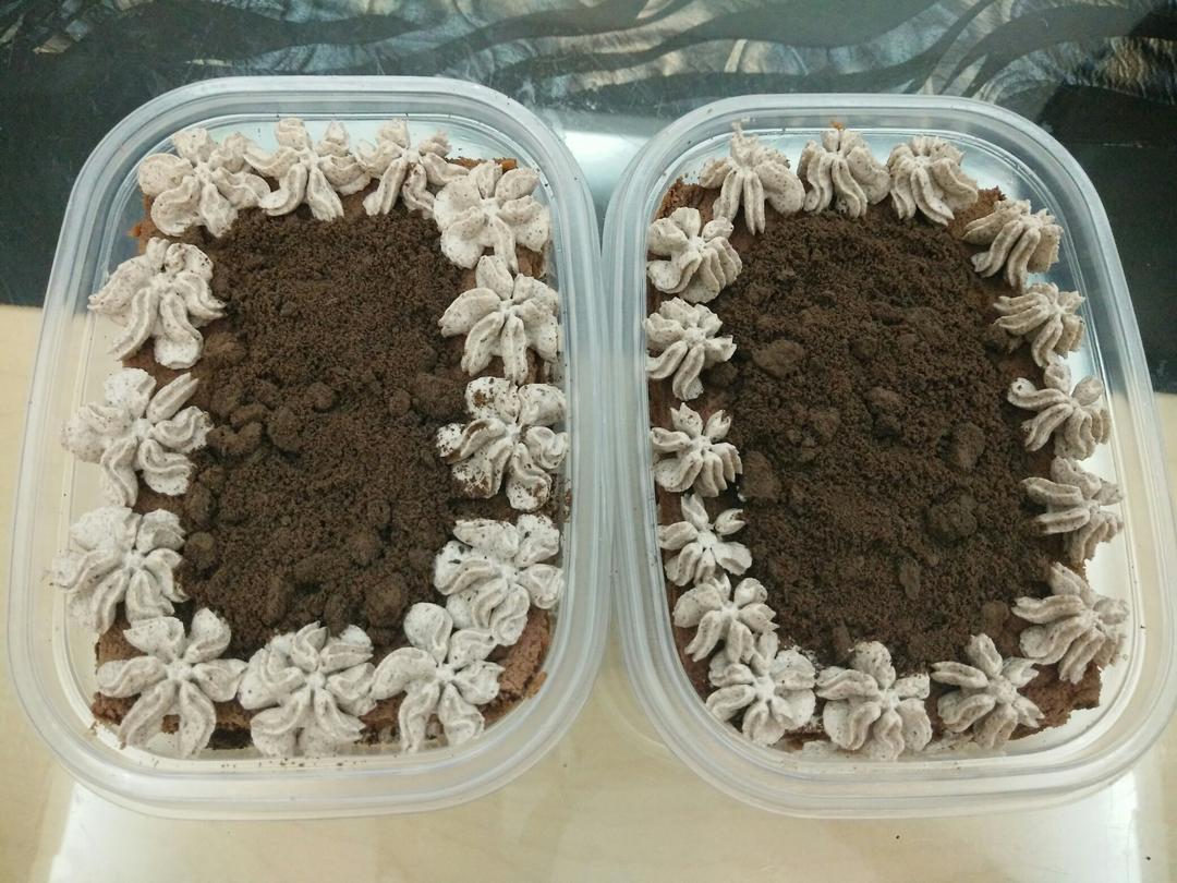 奥利奥咸奶油可可盒子蛋糕