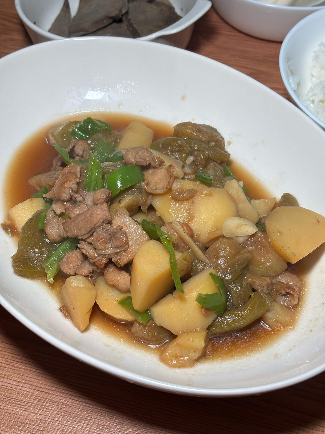 东北绿茄子炖土豆