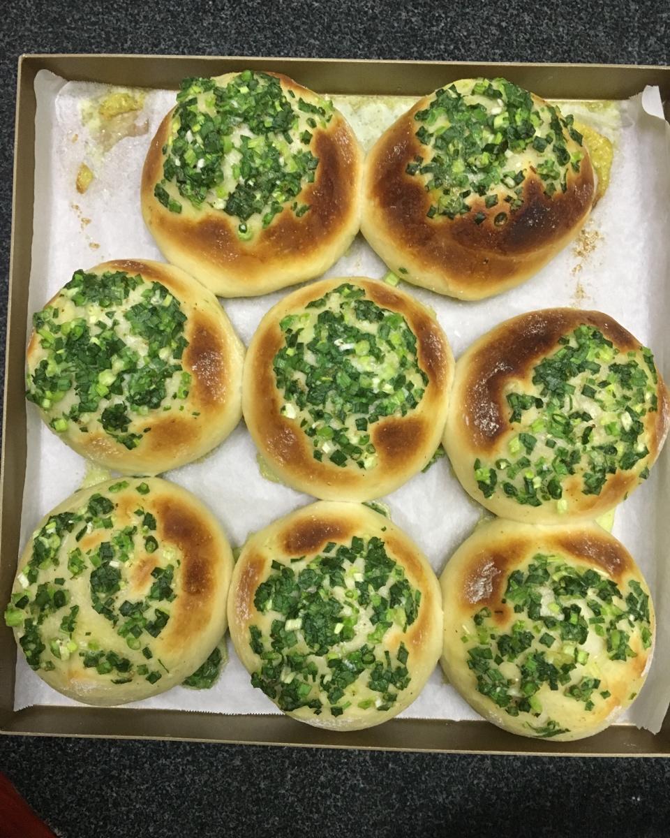 台湾面包冠军 之 香葱面包