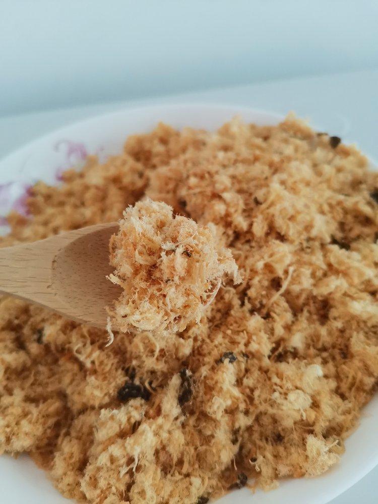 自制肉松（六月鲜轻盐8克原汁酱油）