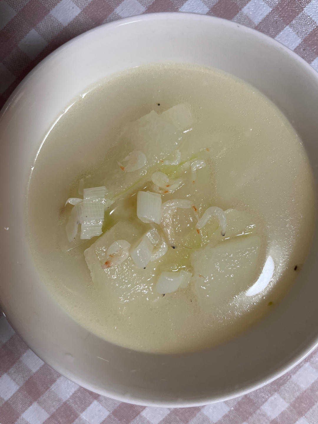 冬瓜虾皮汤