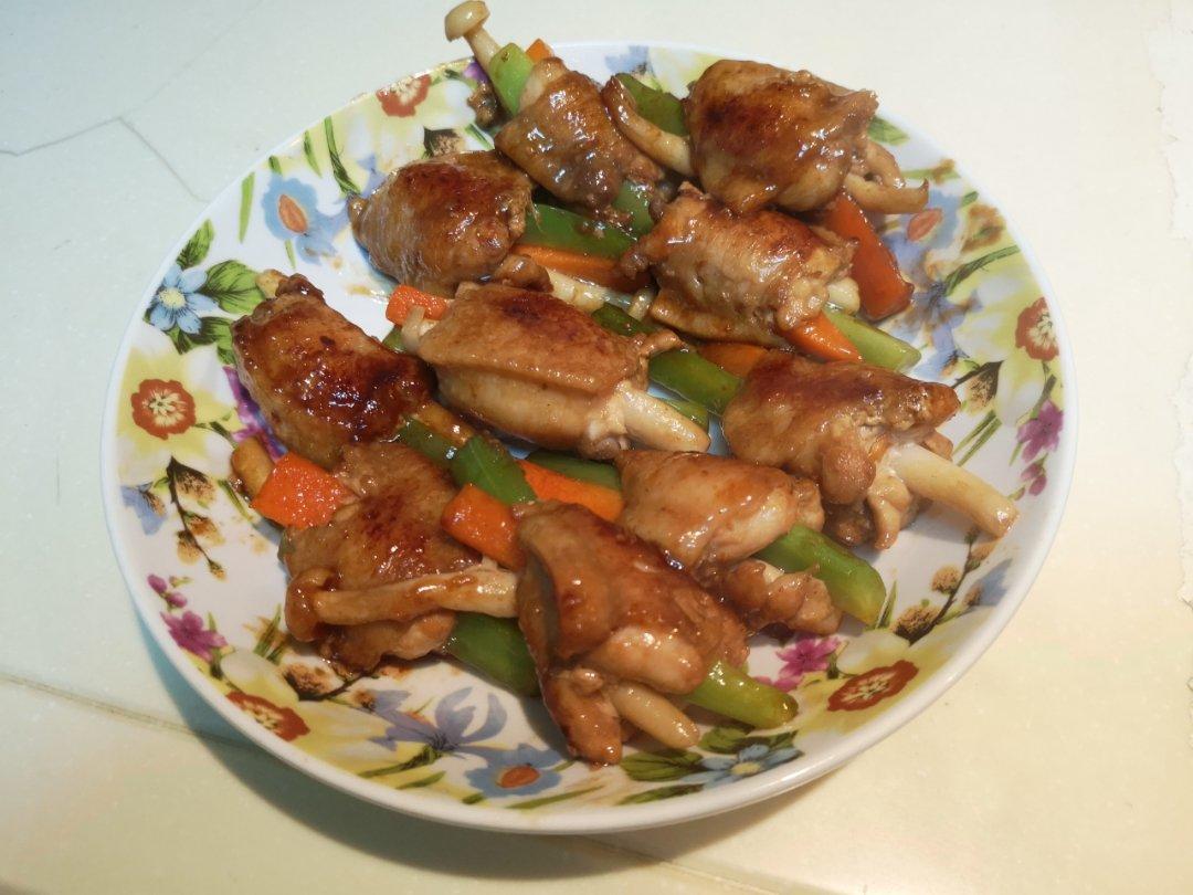 时蔬酿鸡翅