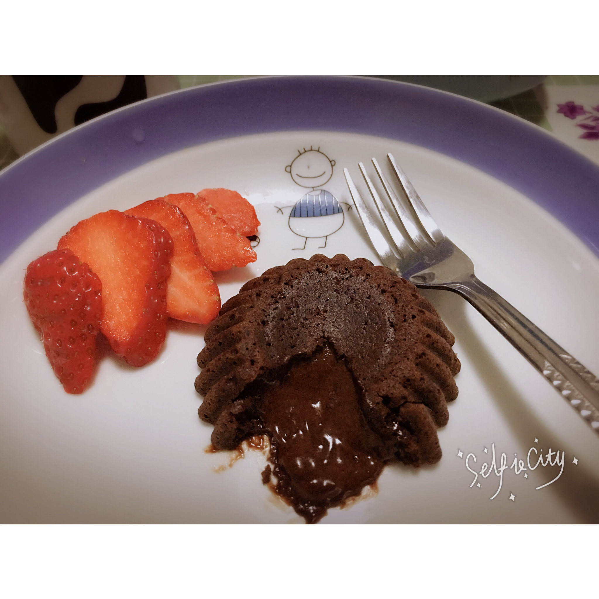 巧克力熔岩蛋糕(全图文超简单)