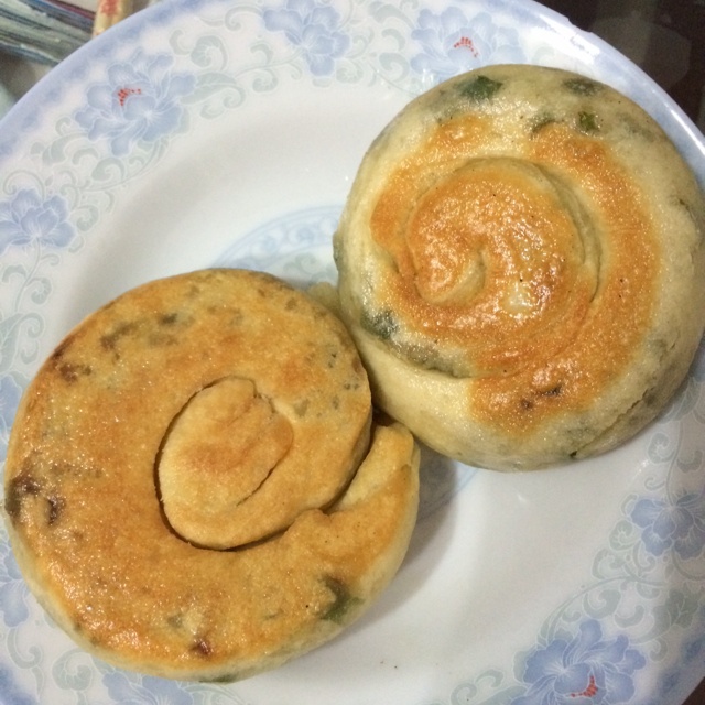 发面椒盐葱油饼
