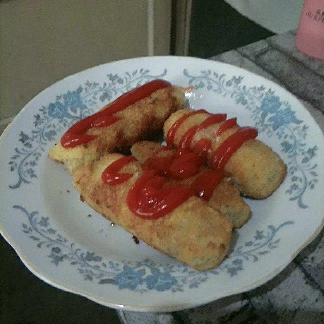 爆浆芝士鸡肉卷
