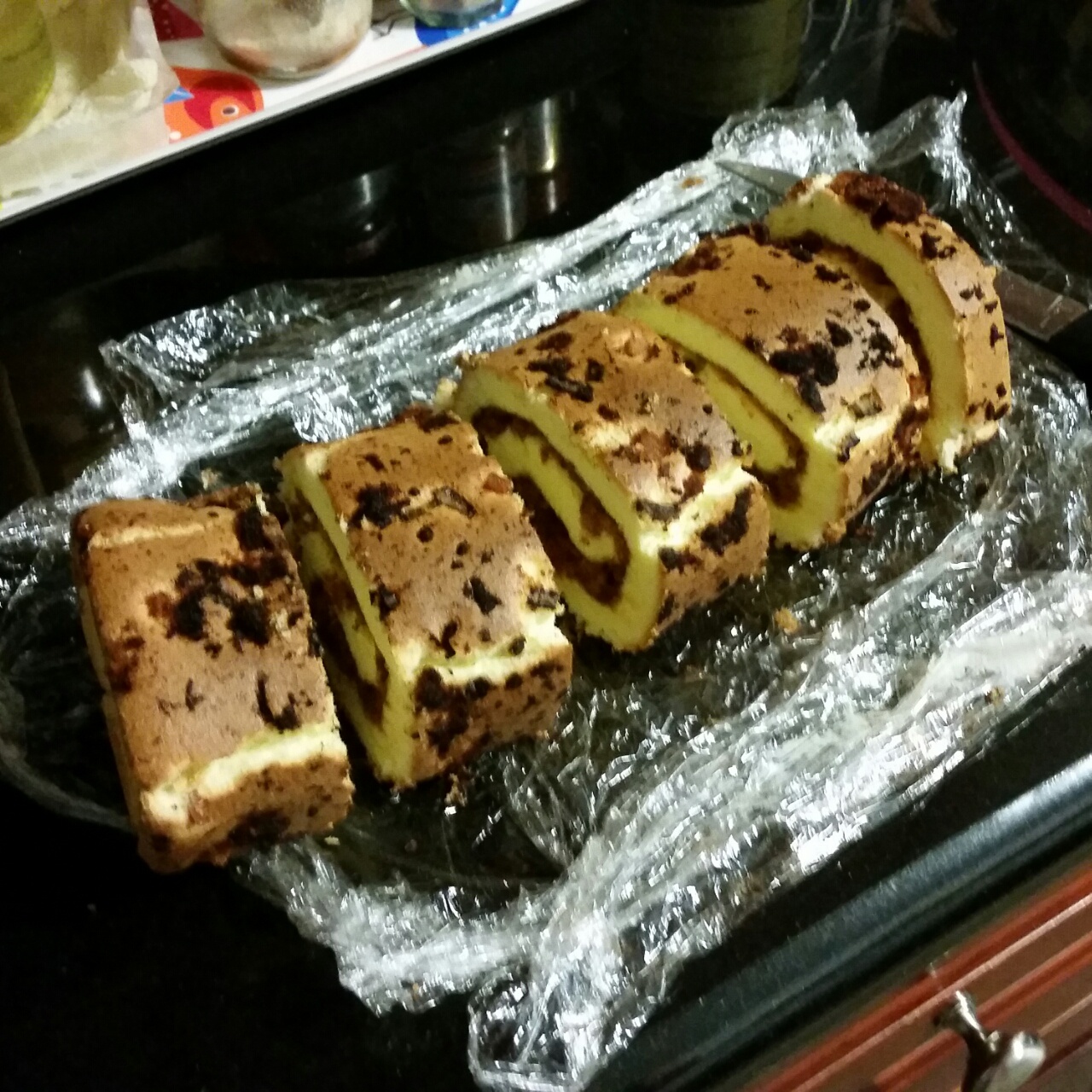 超赞的肉松火腿蛋糕卷