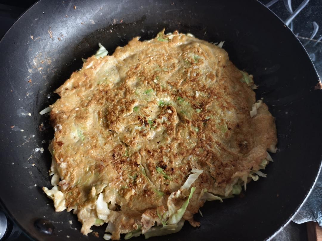 包菜蛋饼也太好吃了吧！！！吃撑才153大卡