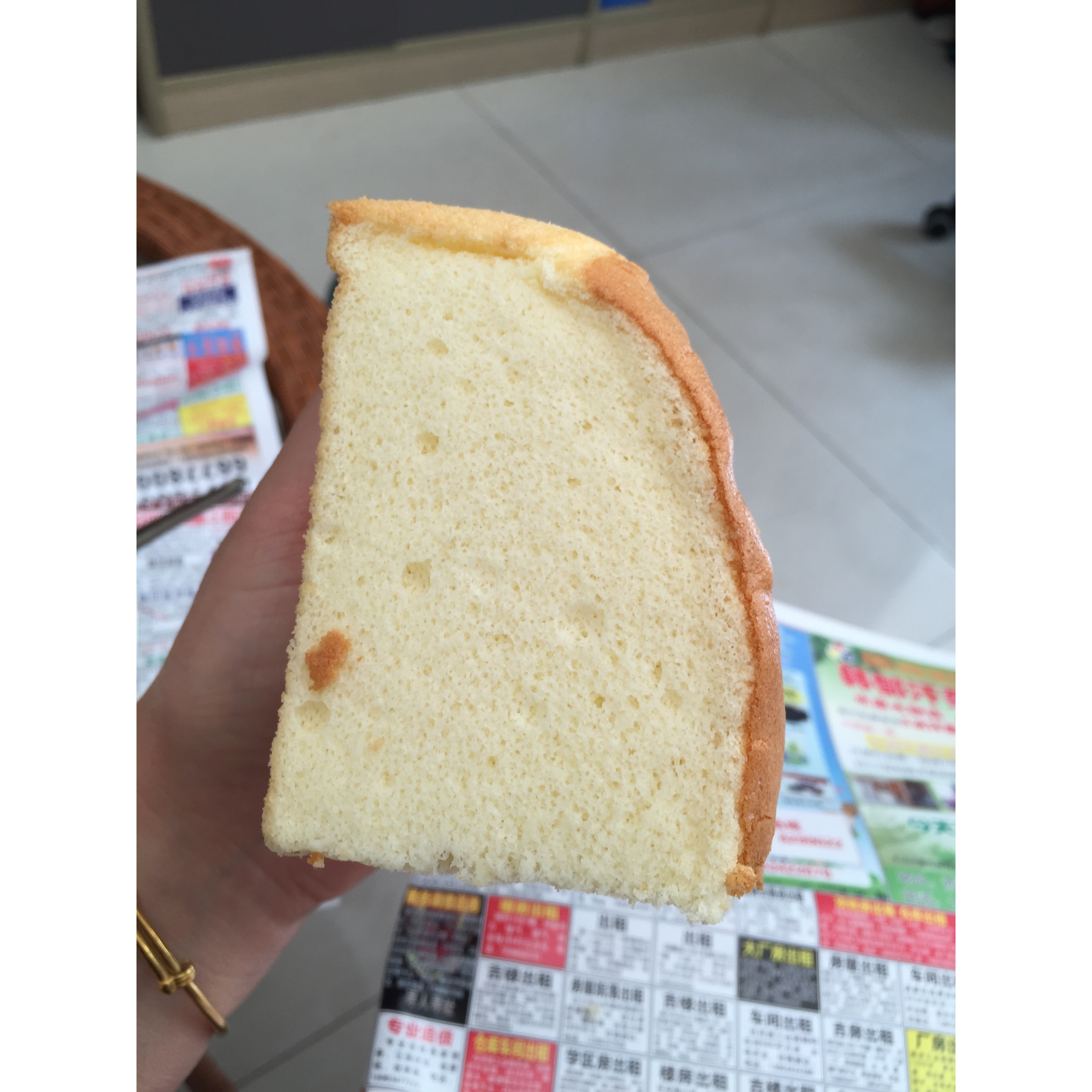 超好记八寸戚风蛋糕（后蛋法）