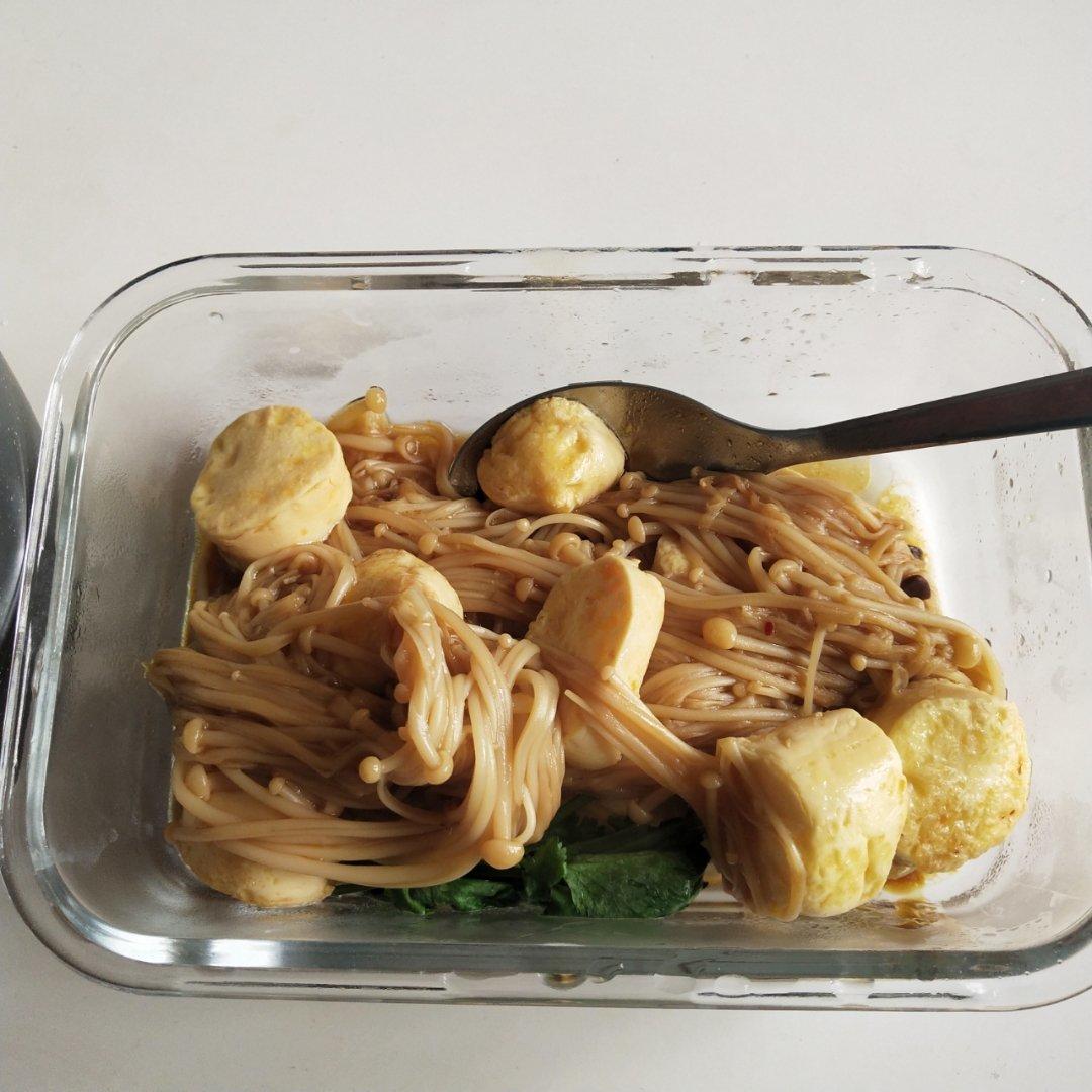 超级下饭菜--金针菇日本豆腐