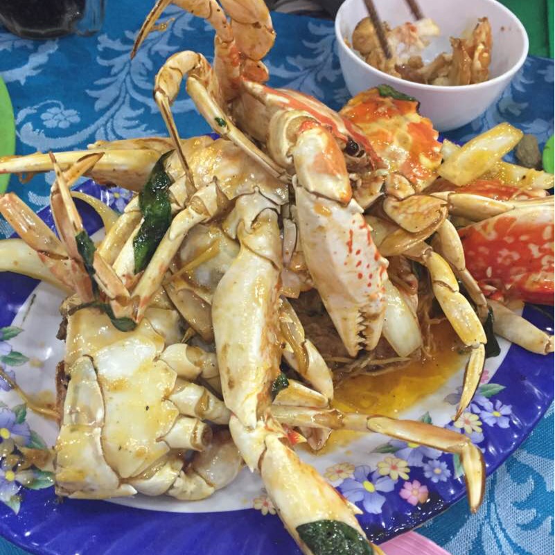 炒梭子蟹