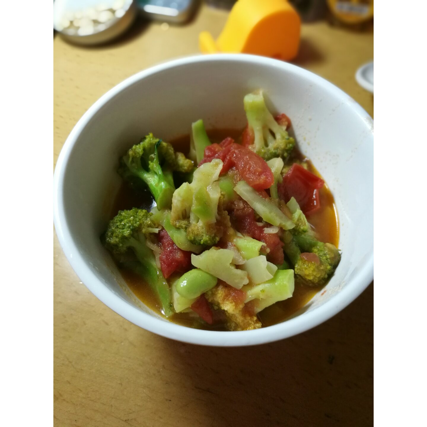 蕃茄炒西兰花