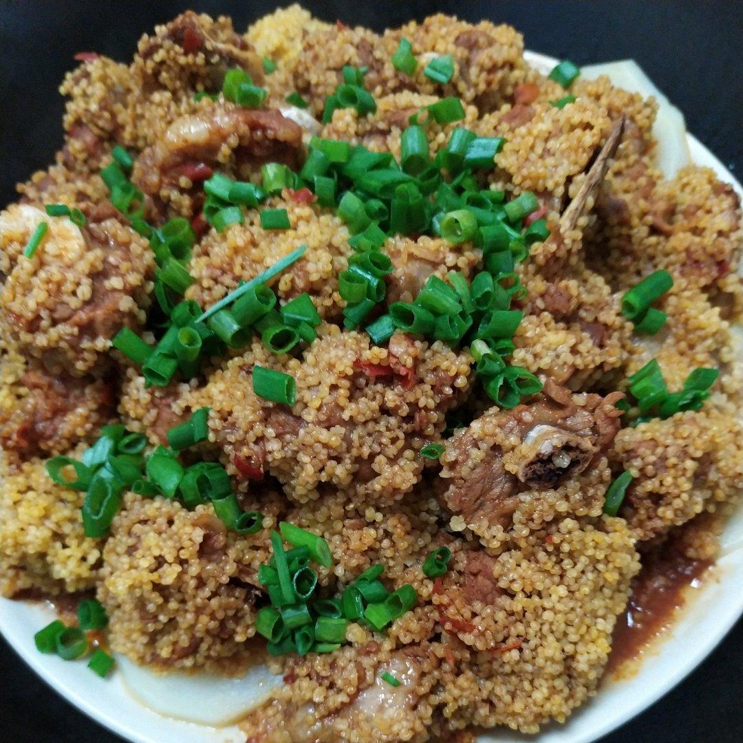 小米蒸排骨