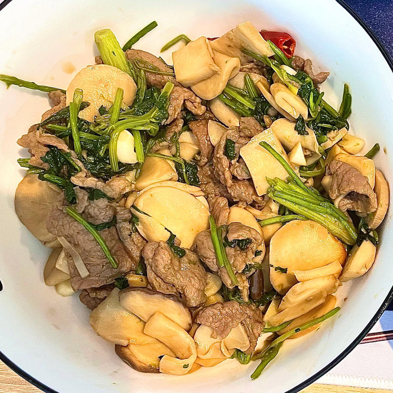 香菜炒牛肉🔥（附鲜香巨嫩妙招）