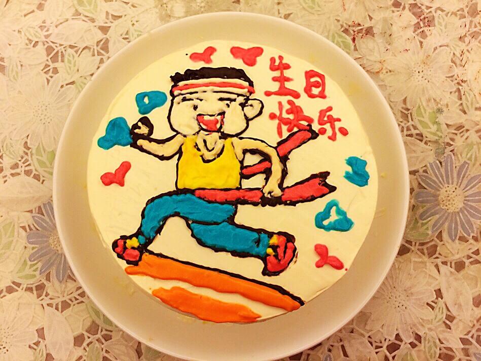 手绘蛋糕