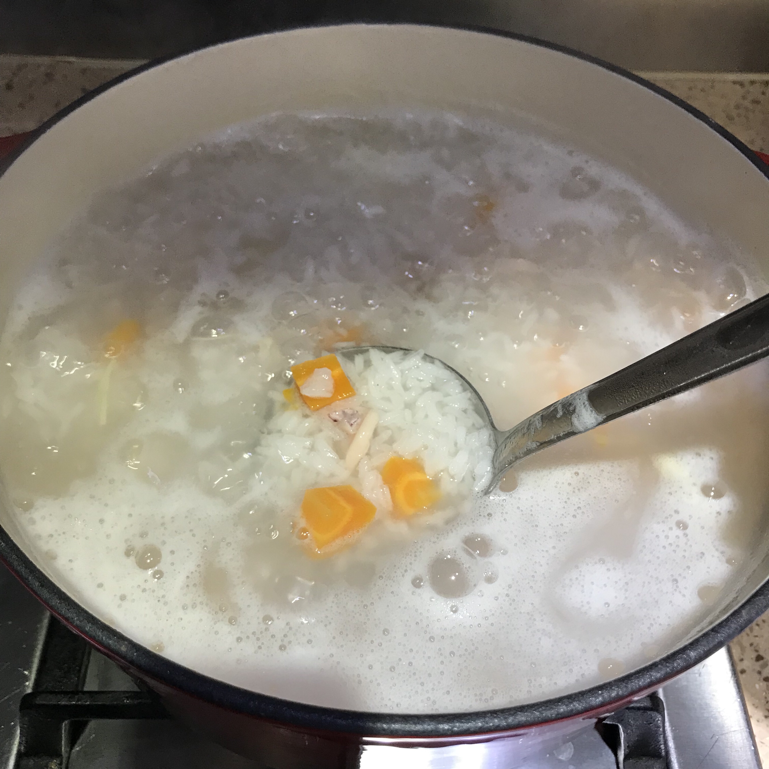 潮汕海鲜粥的做法 步骤3