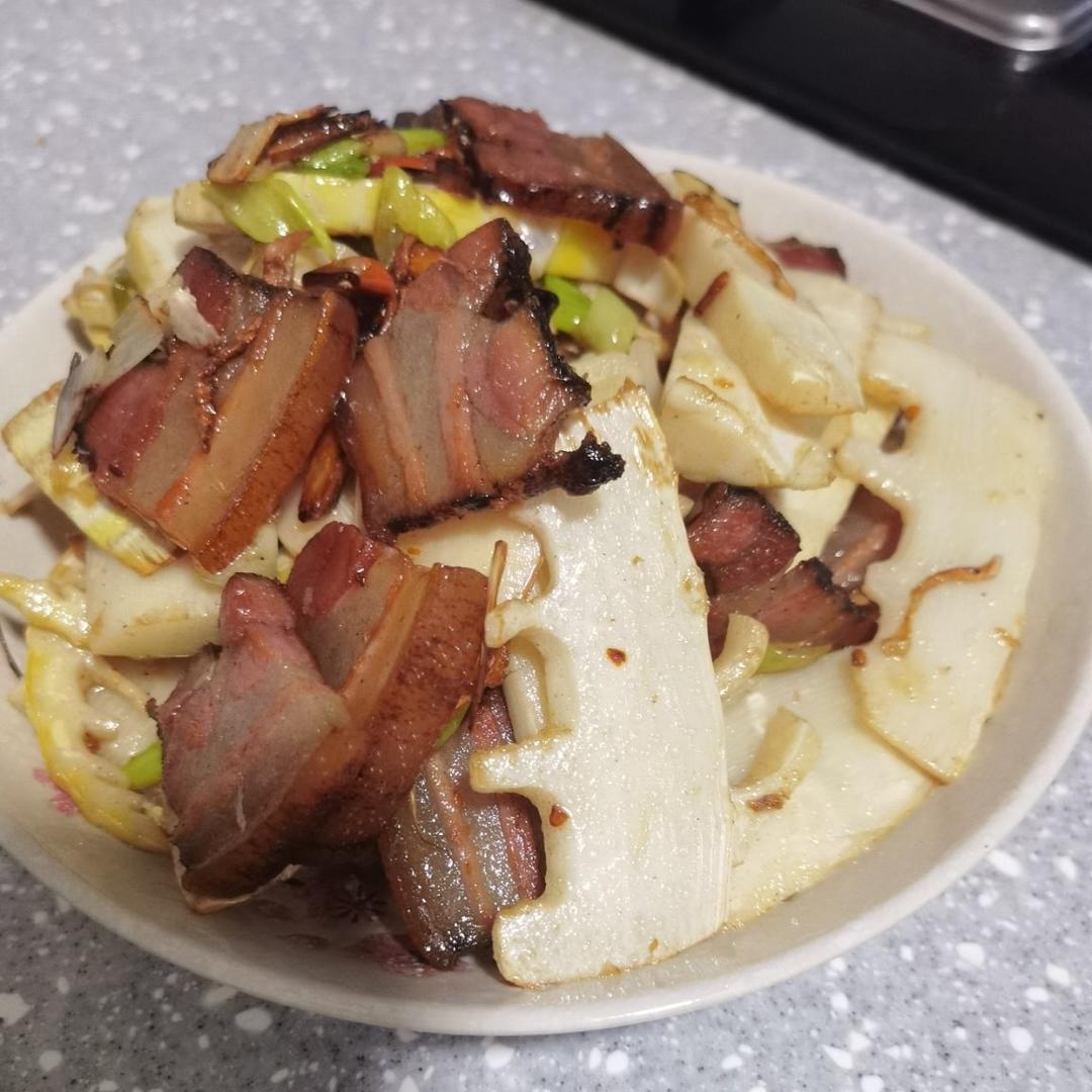冬笋炒腊肉