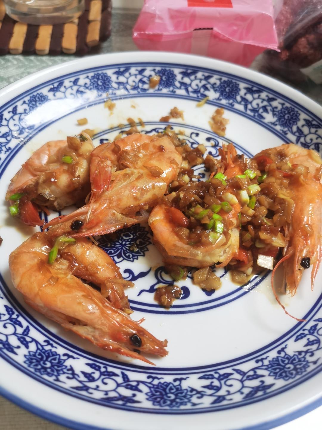 蒜蓉炒大虾
