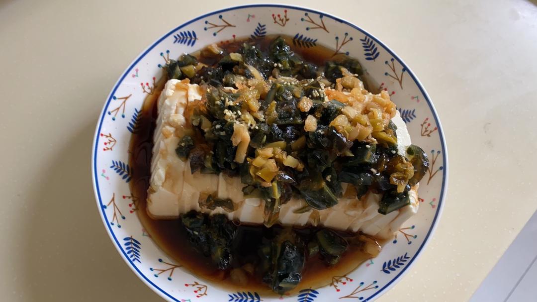 夏日清爽菜品  皮蛋豆腐