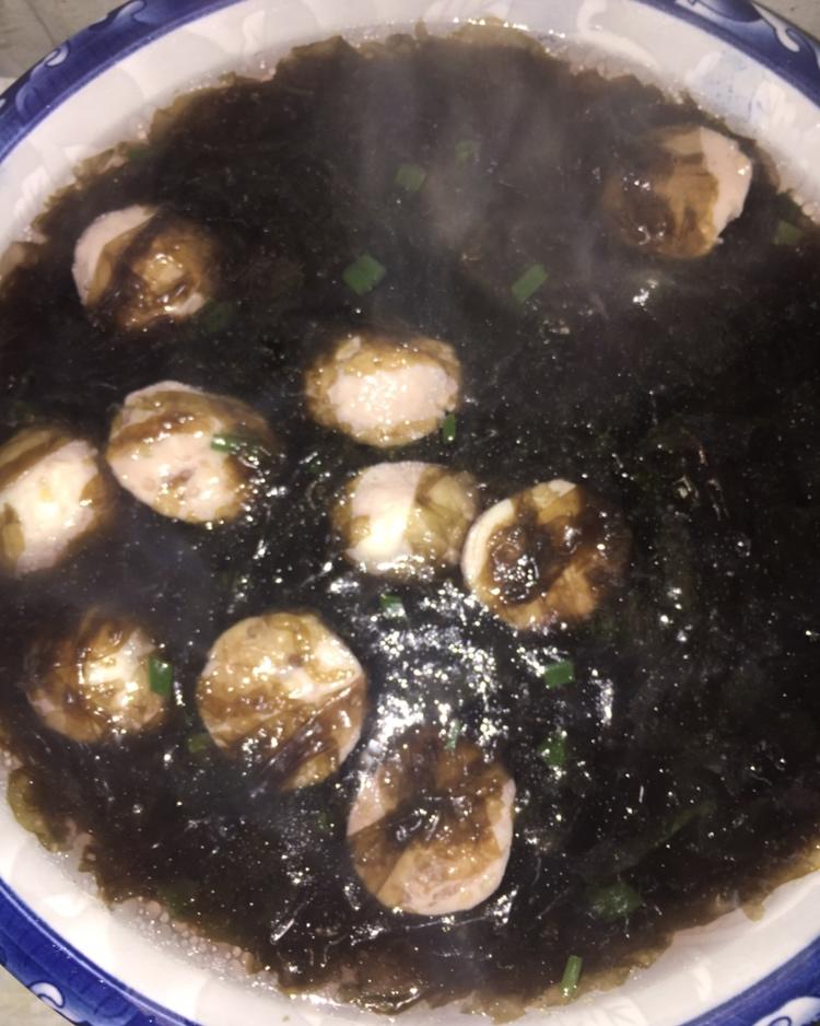 紫菜猪肉丸汤