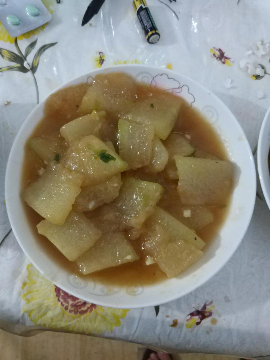 蚝油焖冬瓜