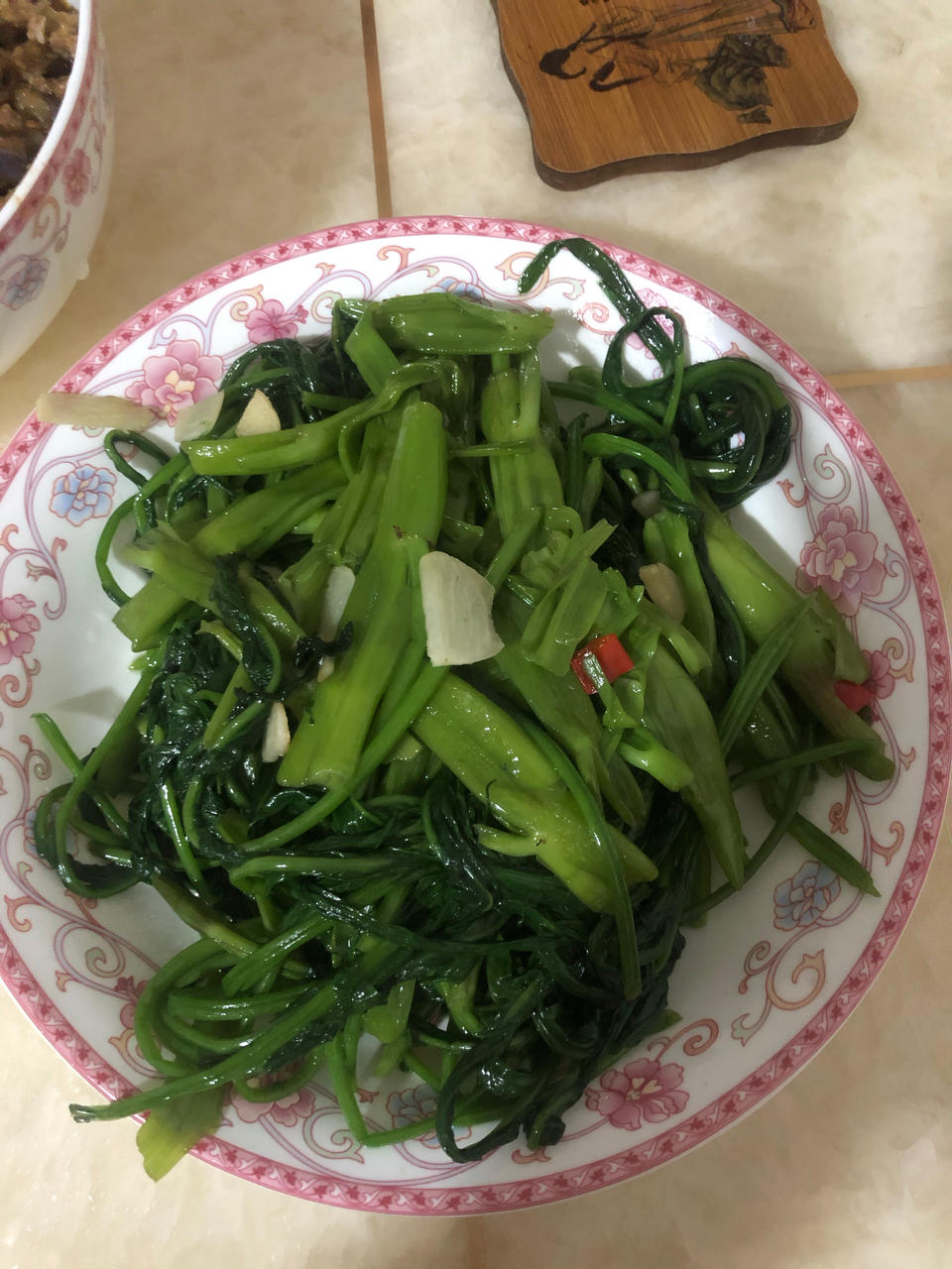 炒空心菜不发黑