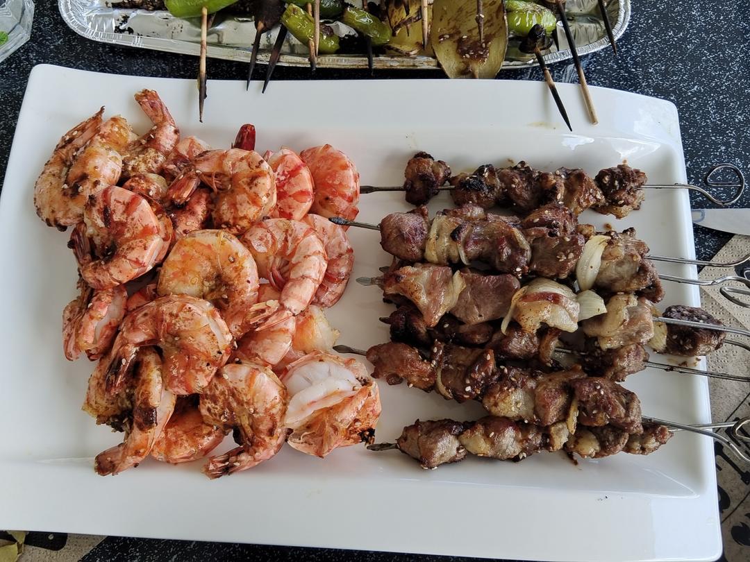 羊肉串用家里烤箱烤出明火烧烤的味道！
