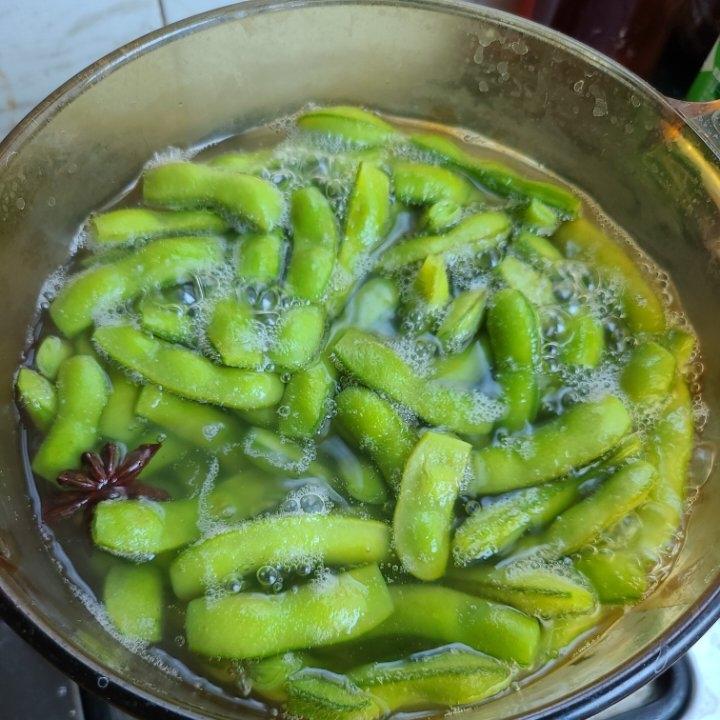 张姐-盐水毛豆（简单快捷下酒菜）