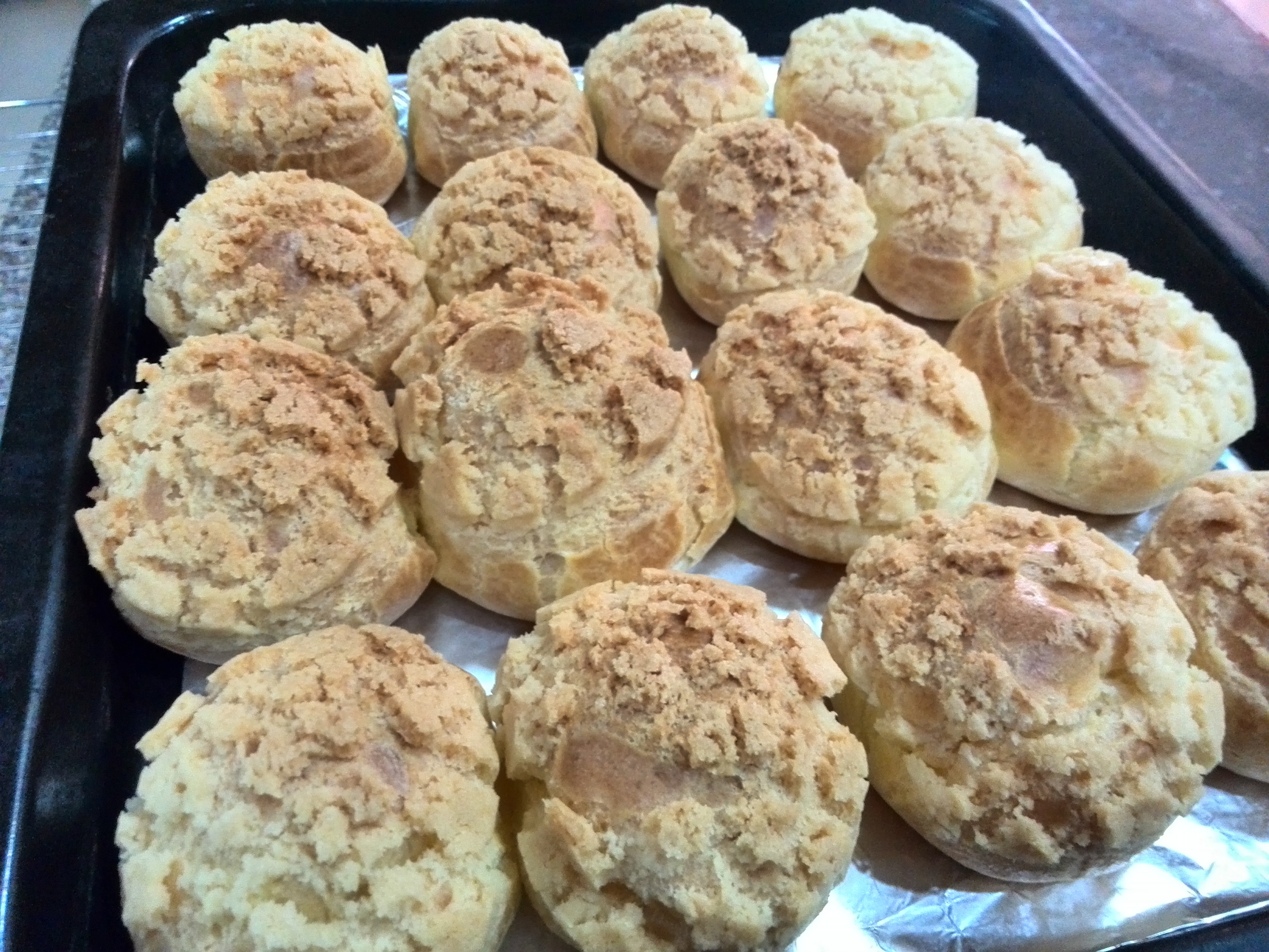 十分美味的酥皮泡芙