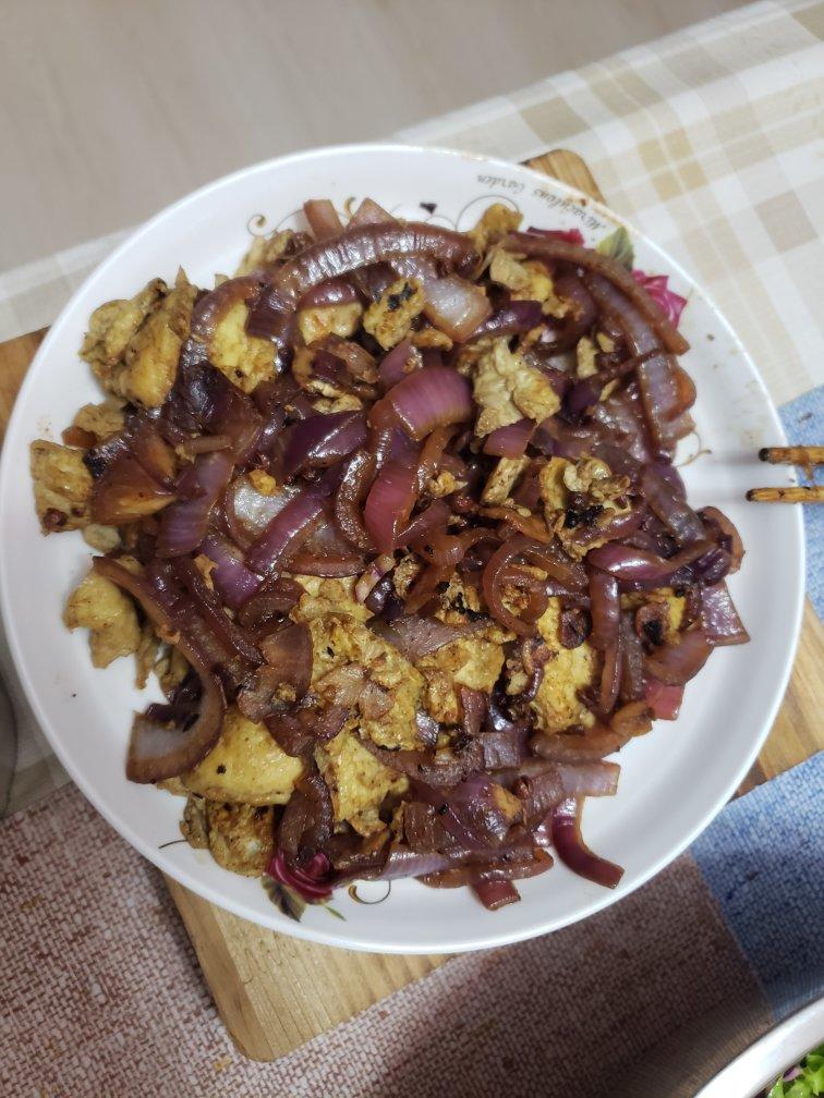 洋葱炒鸡蛋