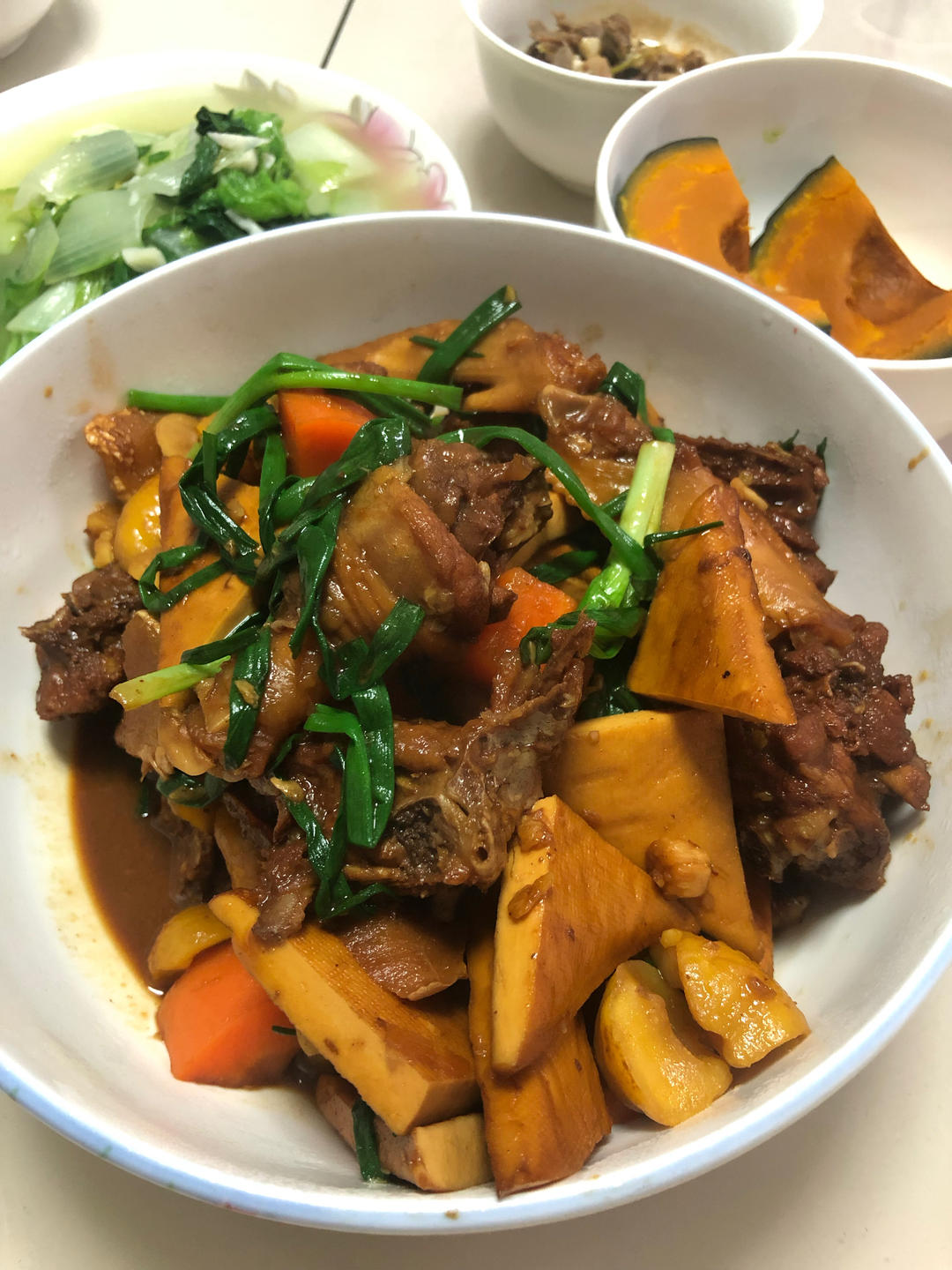 板栗烧鸡块