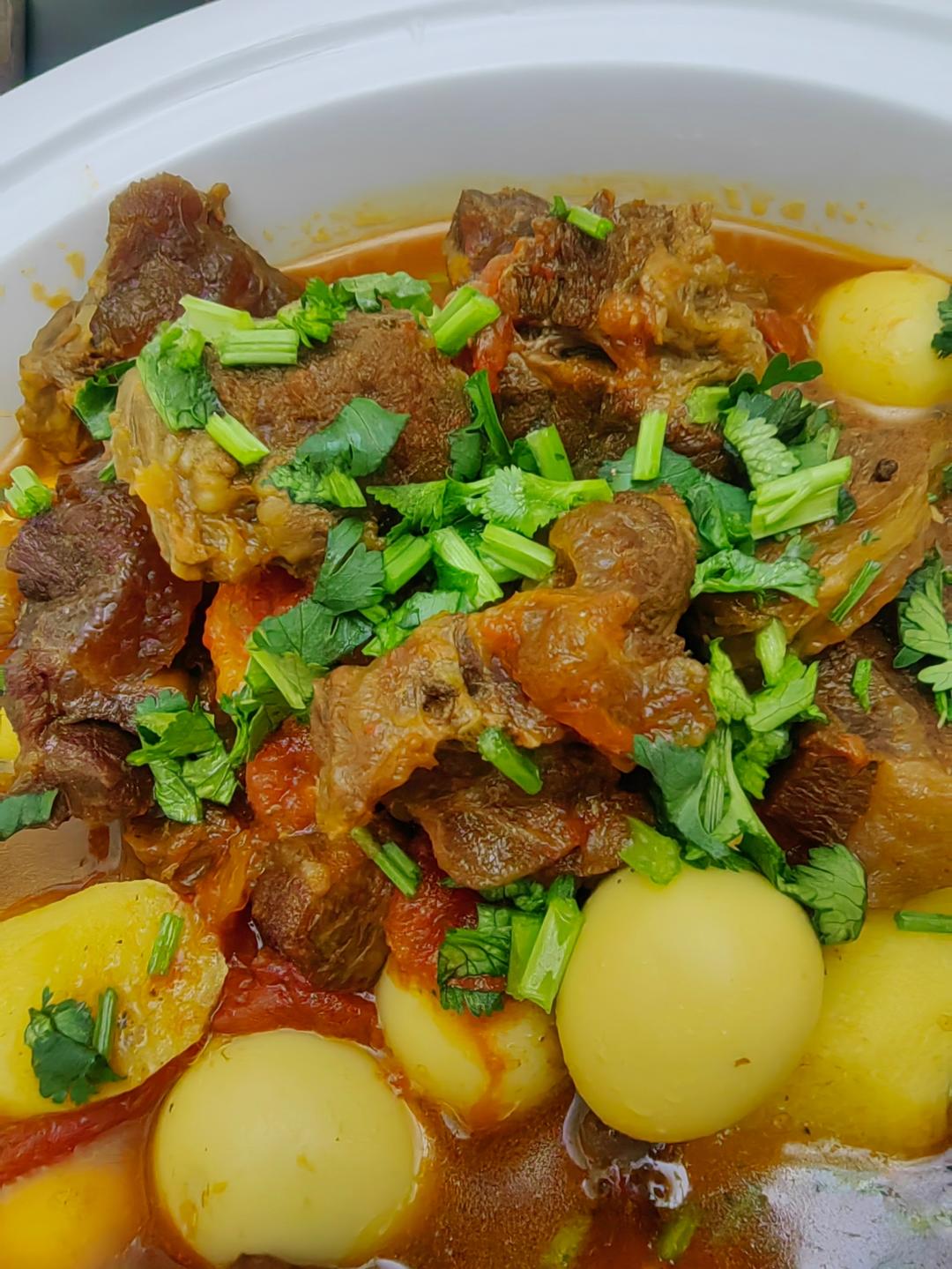 西红柿牛腱子炖山药