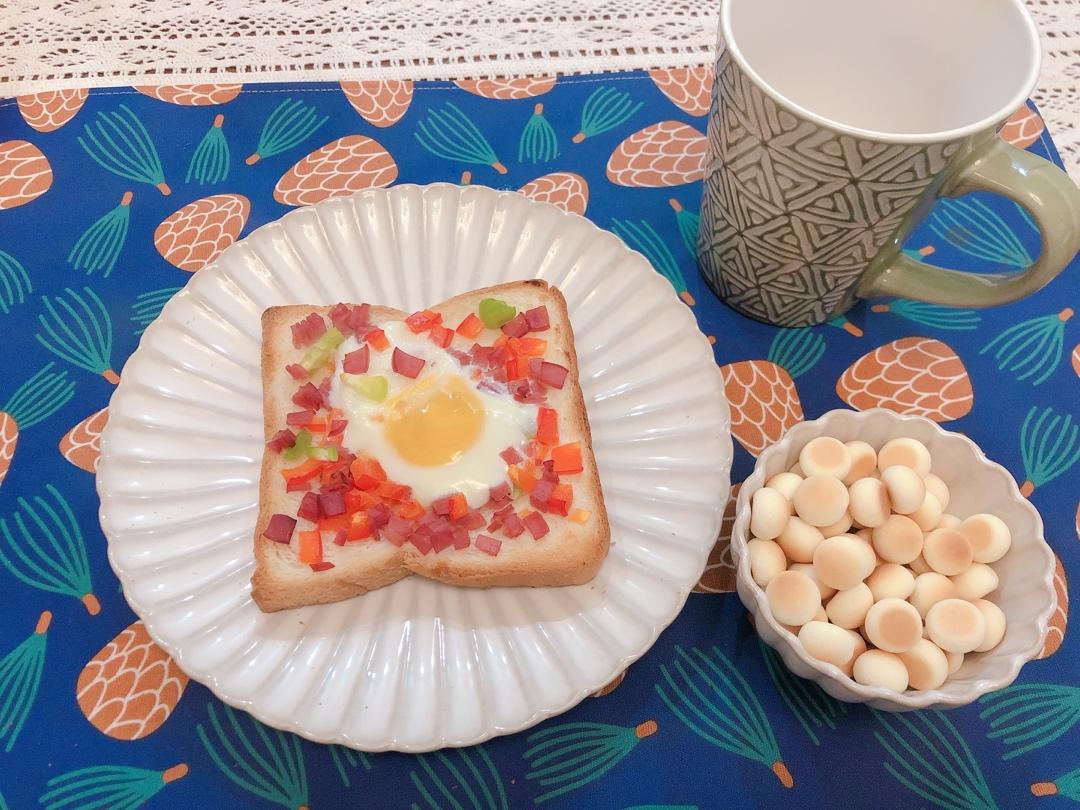 快手早餐🥣脆脆的鸡蛋烤吐司