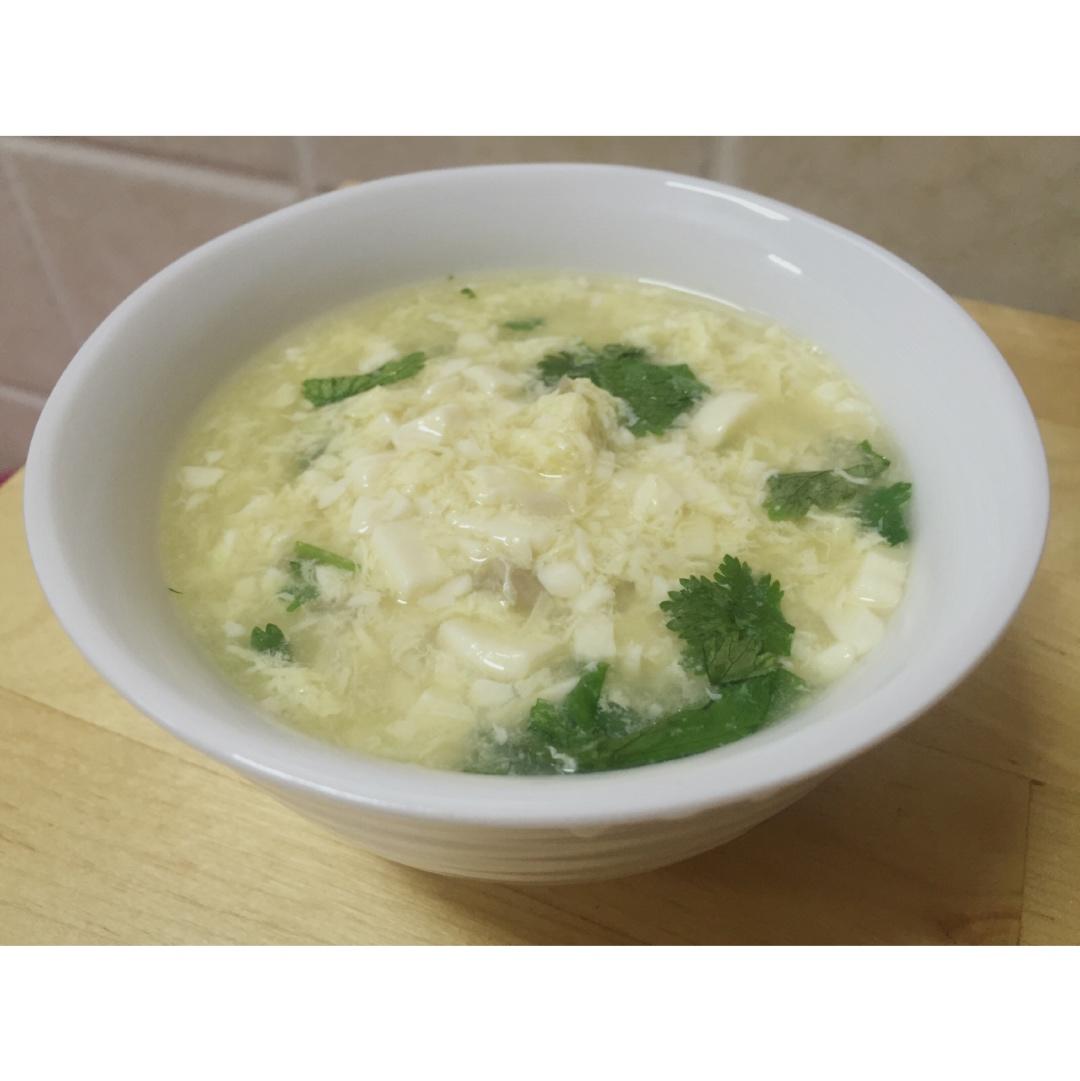 香菜豆腐羹
