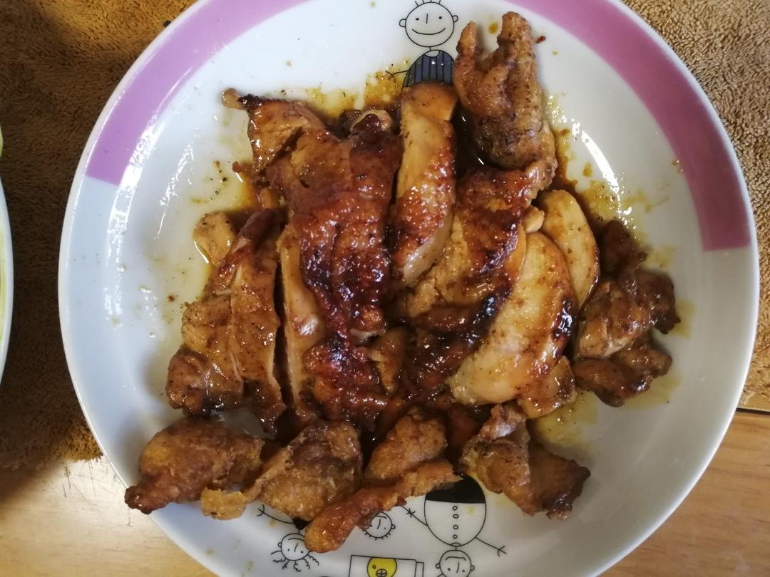 不放一滴油的照烧鸡腿饭