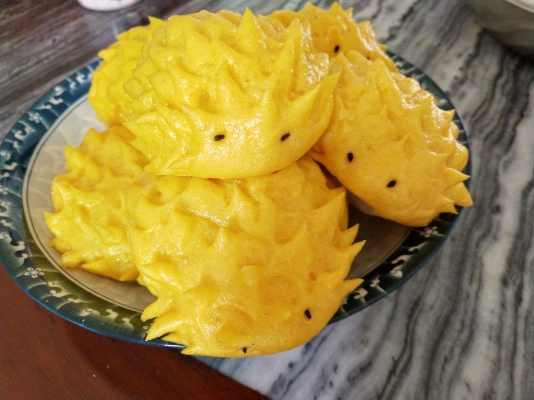 南瓜刺猬馒头