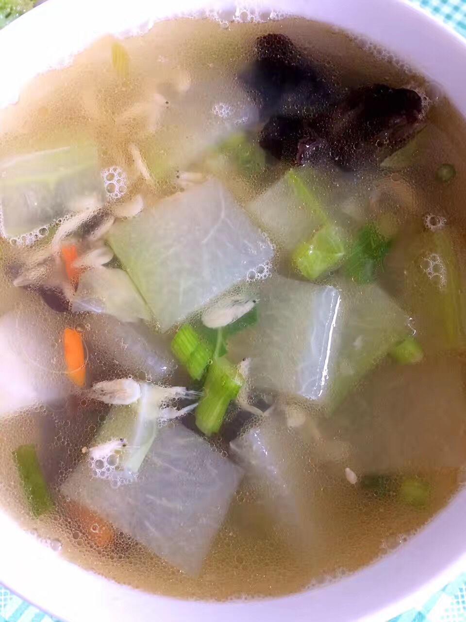 冬瓜虾皮汤