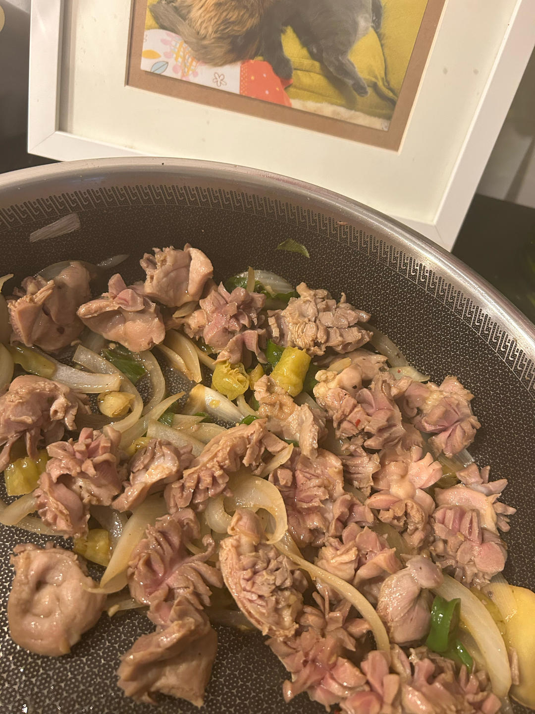 下饭菜•爆炒鸡胗花