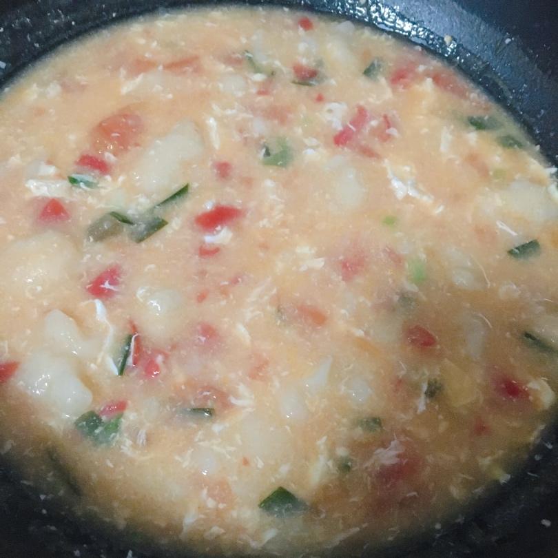 凉了也不会坨在一起的疙瘩汤