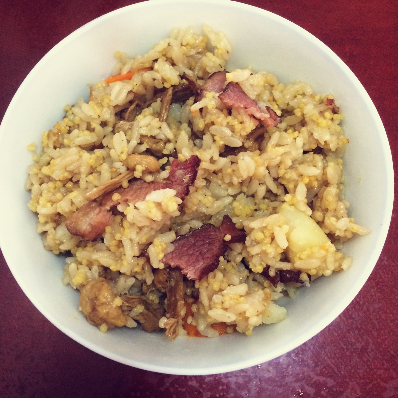 土豆腊味饭
