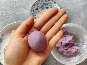 香糯小点心·紫薯芝麻饼的做法 步骤9