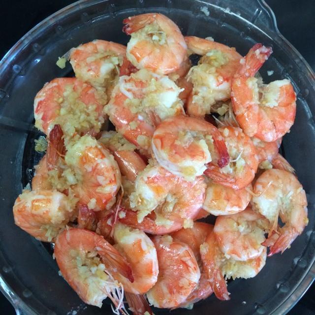 干煸活虾的做法