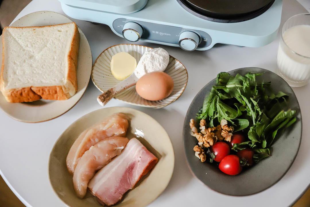 纯奶手撕吐司的做法 步骤1