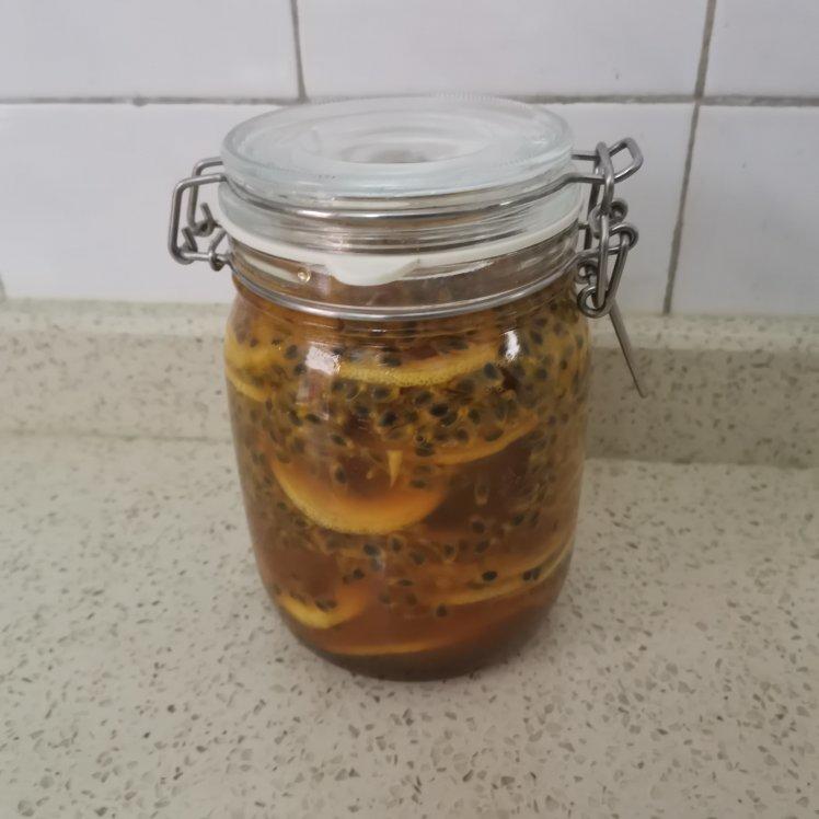 百香果冰糖蜂蜜柠檬