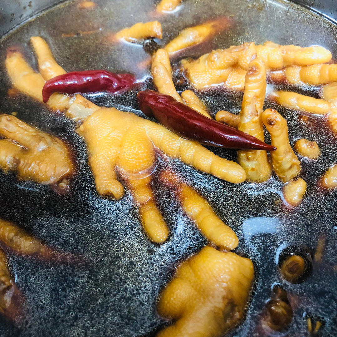 香辣卤鸡爪