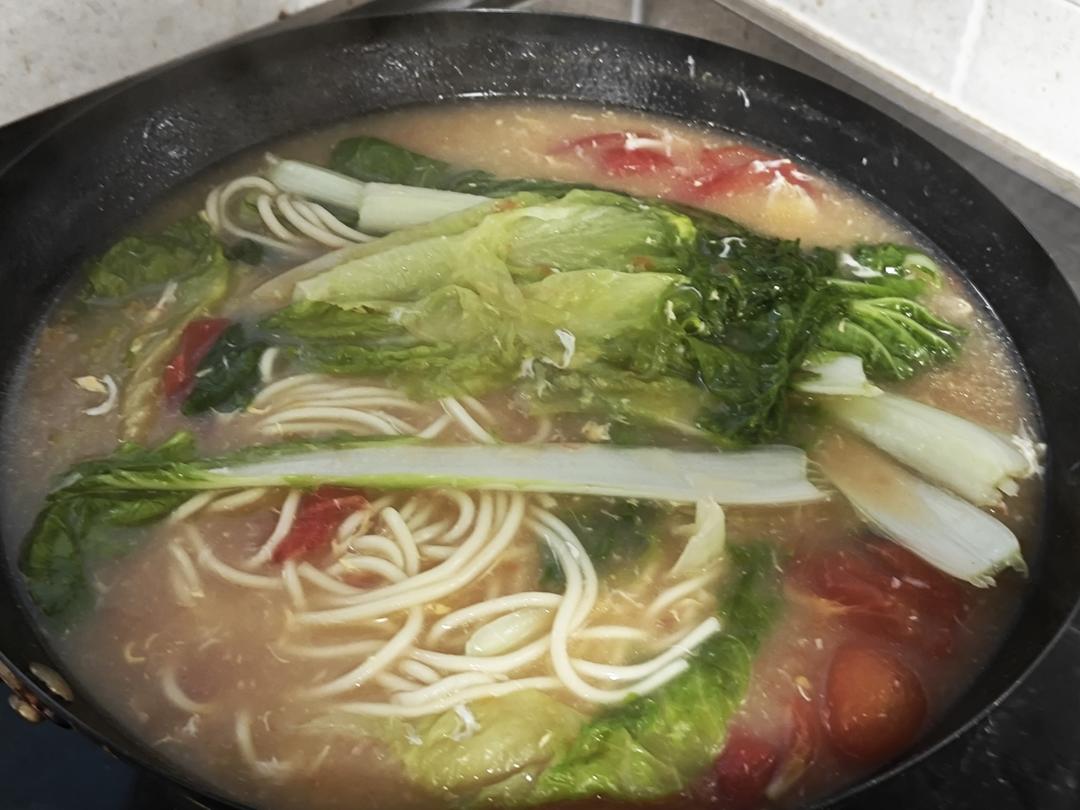 番茄青菜面