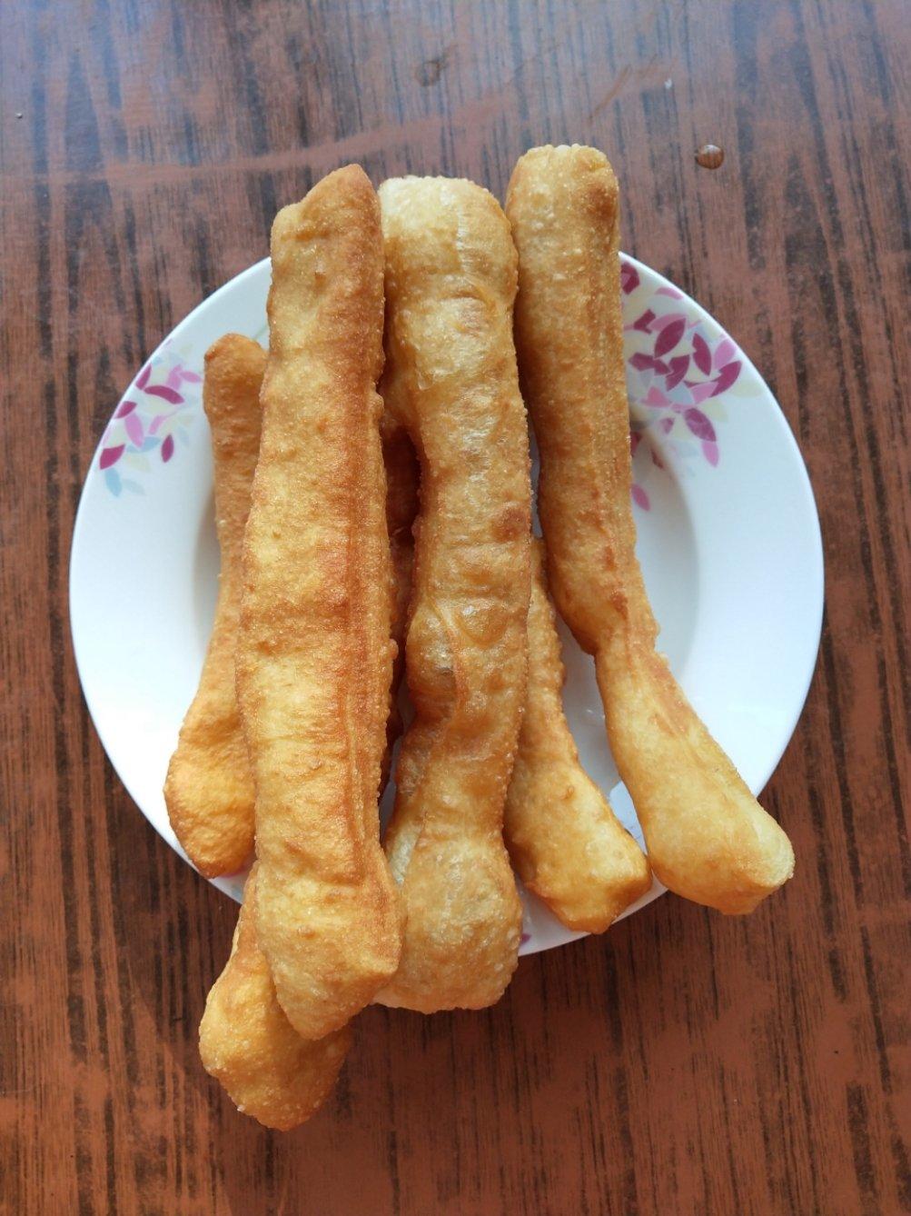 自制无泡打粉油条