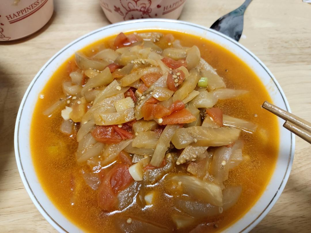 西红柿炒茄子